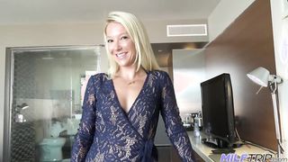 Világos Szőke milf mami durván megkúrelva