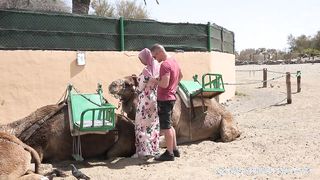 Hatalmas cickós arab spiné dugása