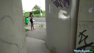 Public Agent - Csöcsös csoki csaj pénzért közösül