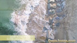 Fiatal orosz fekete Mary Rock alaposan megkúrelva