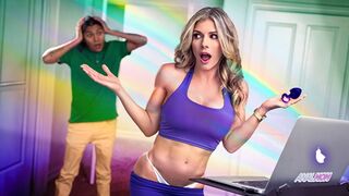 Cory Chase hatalmas seggét a nevelő fiatal pénisz megdugja